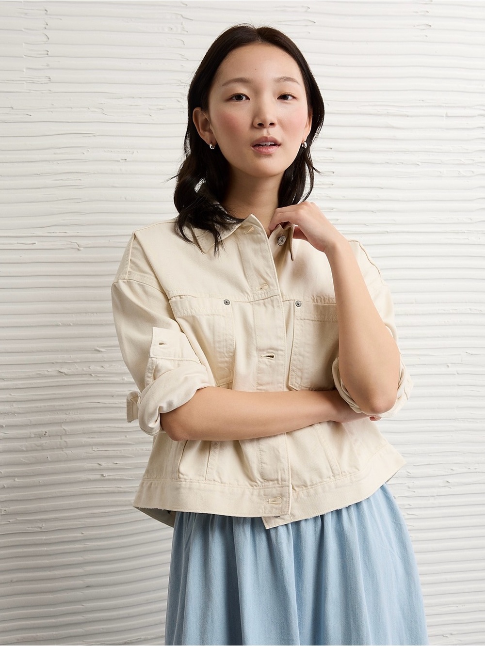 American Eagle Swing Denim Jacket